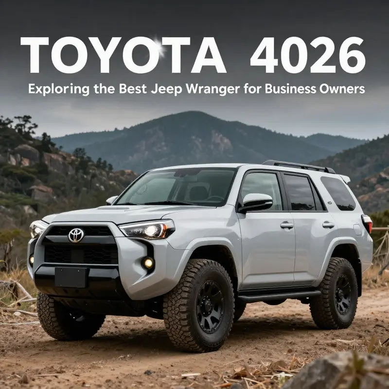 The 2026 Toyota 4Runner exemplifying rugged design and outdoor adventure.
