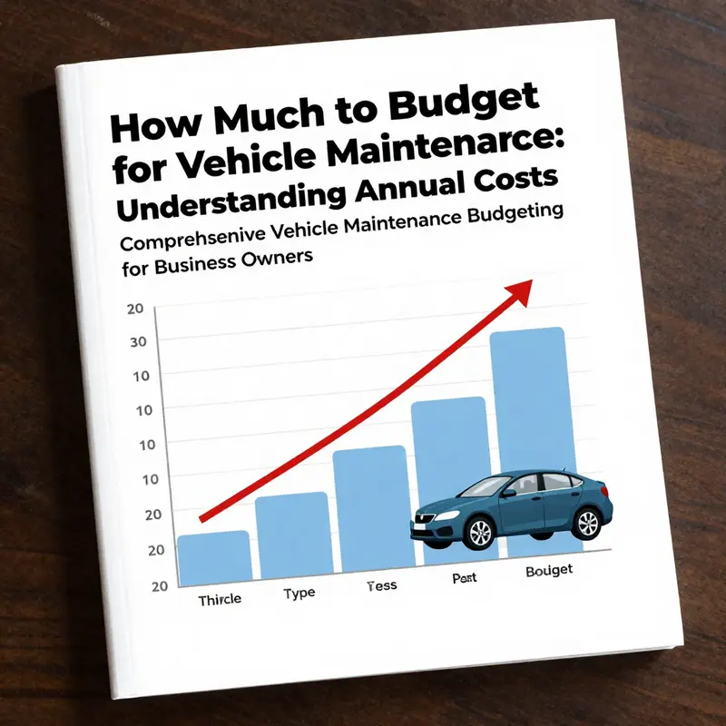 Annual maintenance costs for different vehicle types are depicted, helping business owners understand their budget range.