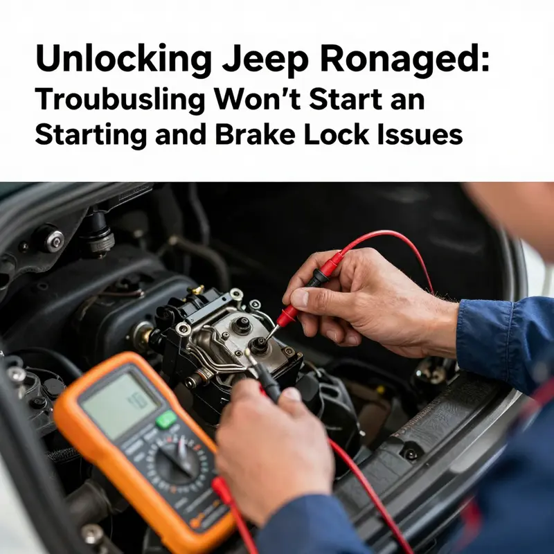A mechanic tests the brake pedal switch to ensure proper functionality.