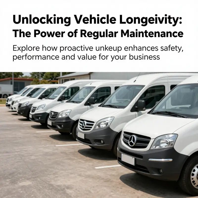 A lineup of business vehicles, impeccably maintained, highlighting the importance of regular vehicle upkeep.