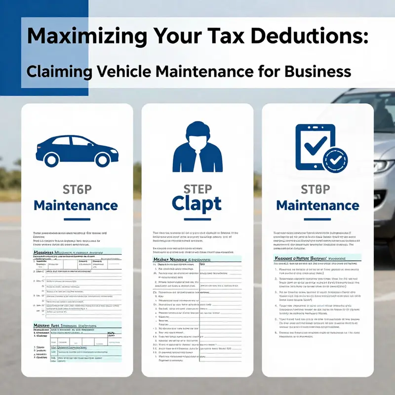 Steps to Claim Vehicle Maintenance Expenses on Your Taxes.