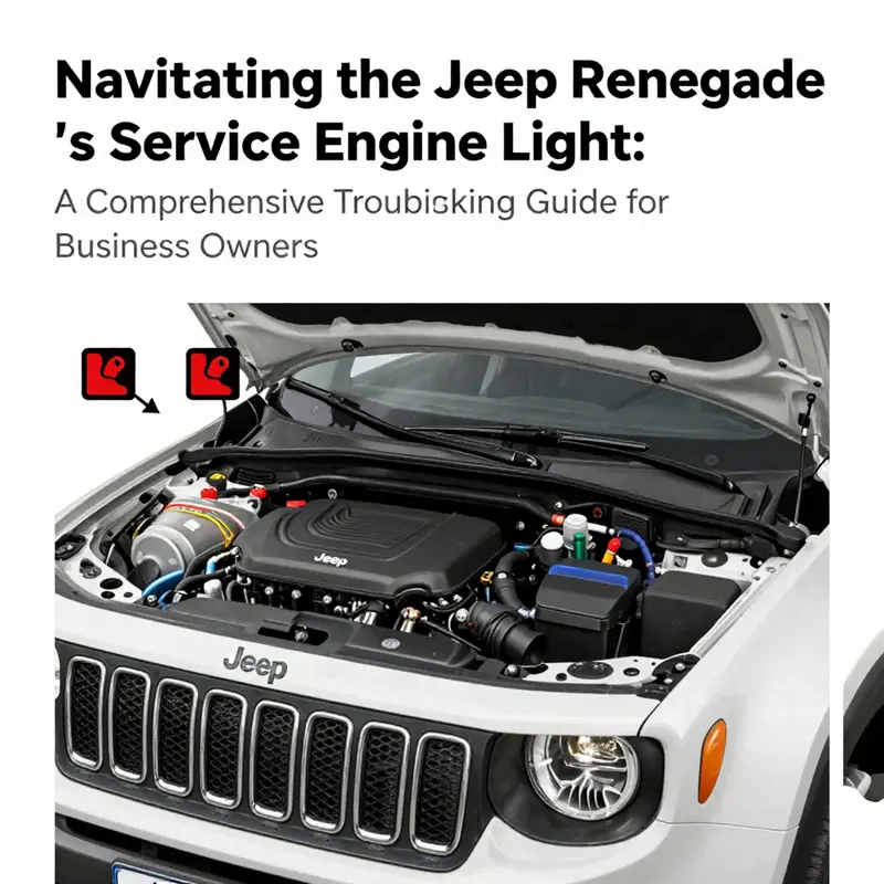 Mechanic following a methodical troubleshooting process on a Jeep Renegade service engine light issue.