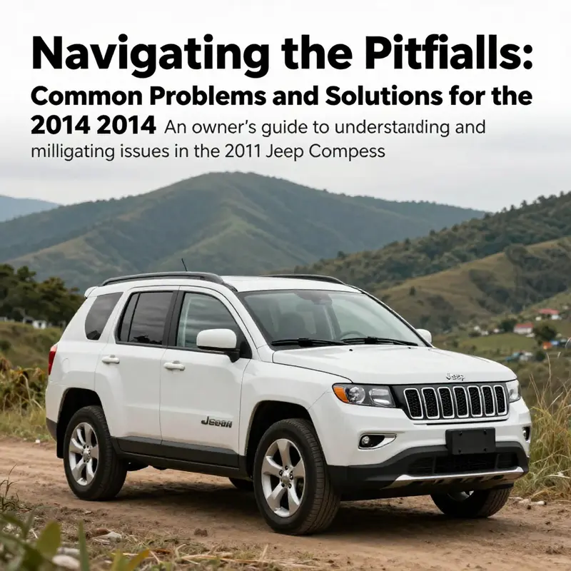 Image of a 2014 Jeep Compass parked in a scenic location, highlighting its rugged appeal.