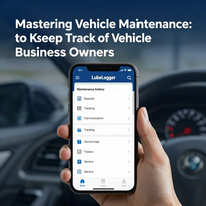 The intuitive interface of LubeLogger app enhances vehicle maintenance tracking for business owners.