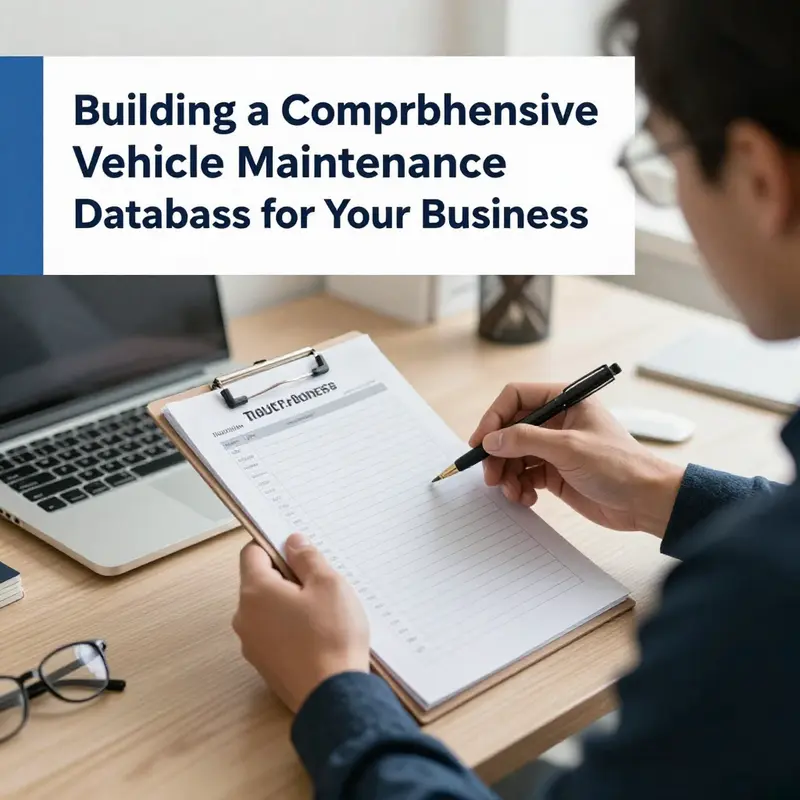Defining requirements to create a tailored vehicle maintenance database.