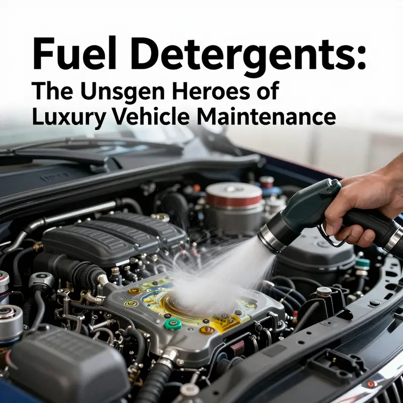 Detergents play a crucial role in maintaining the cleanliness of luxury vehicle fuel systems.
