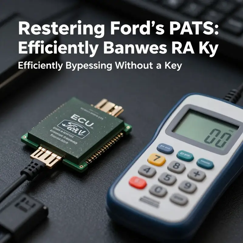 Visual representation of various bypass methods available for the Ford PATS system.