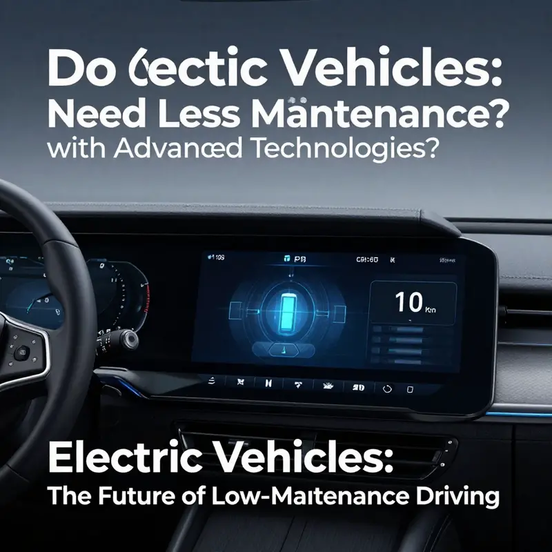Comparison of maintenance needs between electric vehicles and traditional gasoline cars.