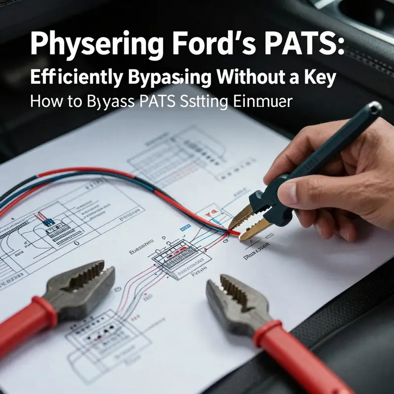 Visual representation of various bypass methods available for the Ford PATS system.