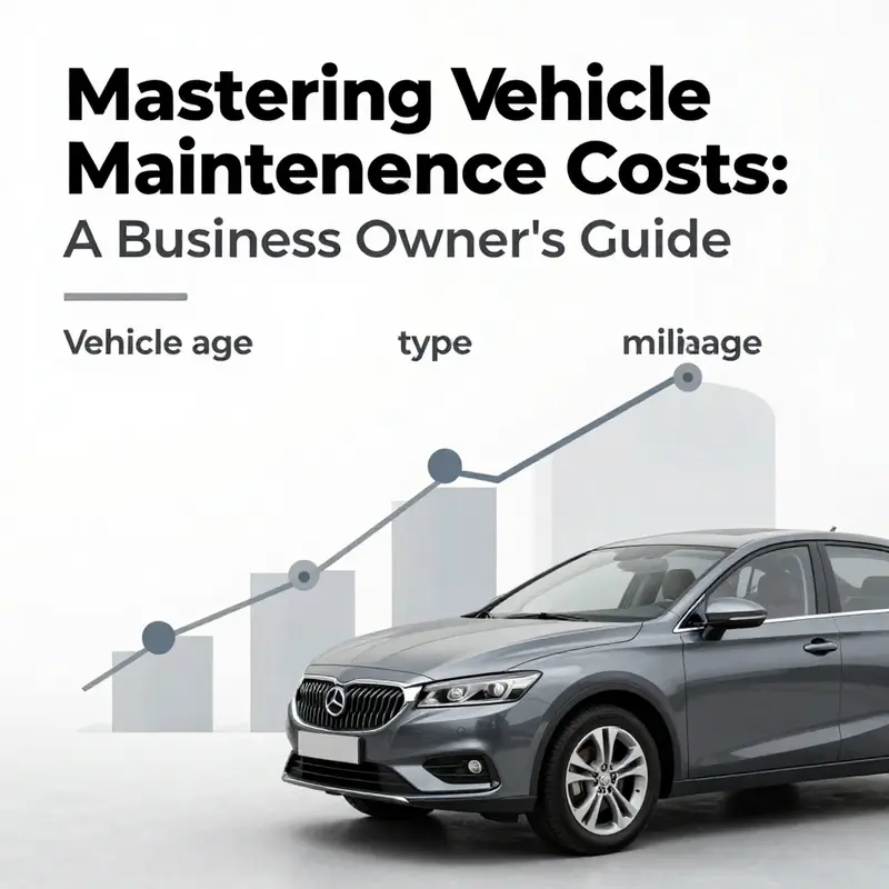A visual representation highlighting the average cost breakdown of vehicle maintenance for business owners.