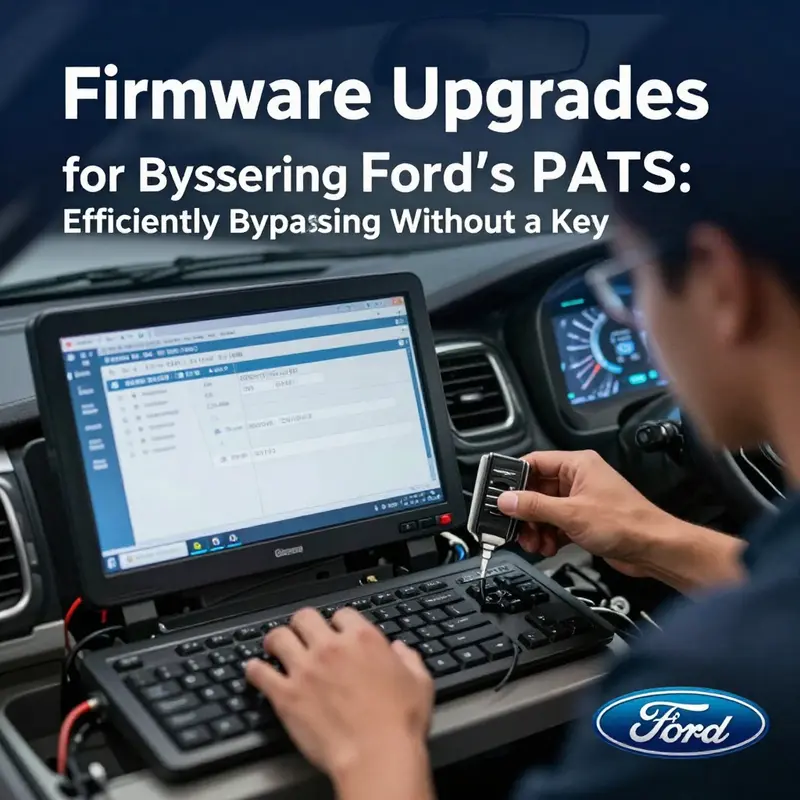 Visual representation of various bypass methods available for the Ford PATS system.