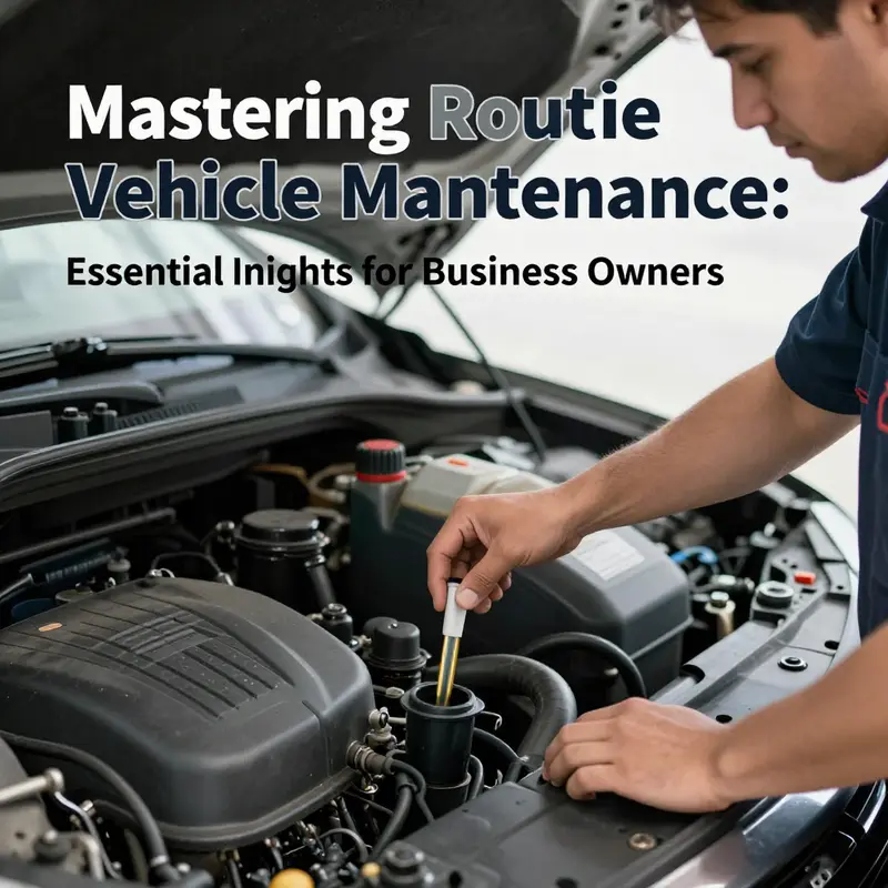 A mechanic performing a fluid check under the hood of a vehicle.