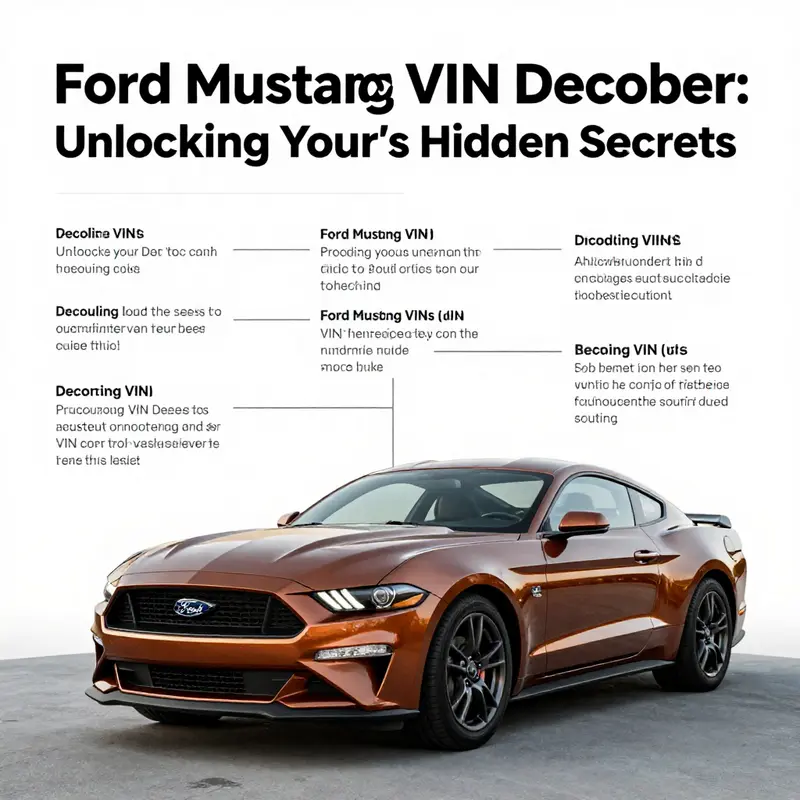 Understanding the basics of the Ford Mustang VIN structure.
