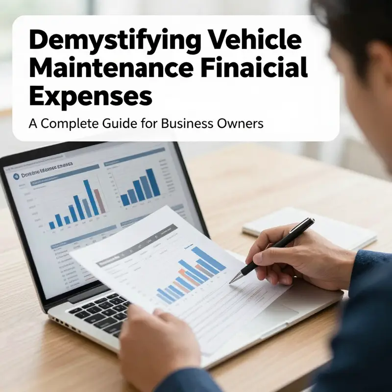 A mechanic performing vehicle maintenance, illustrating the hands-on aspect of maintenance expenses.