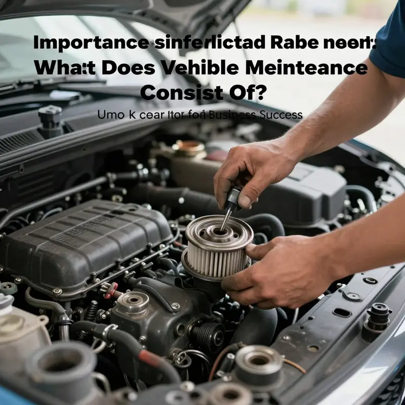 A mechanic executes essential maintenance tasks including cleaning and inspection.
