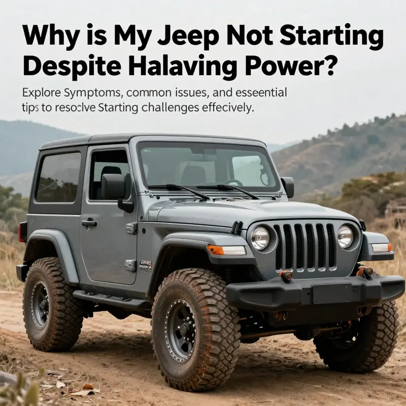 A durable Jeep in a picturesque landscape, representing adventure and reliability.