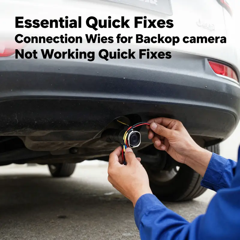 Dashboard display showing backup camera functionality when shifted into reverse.