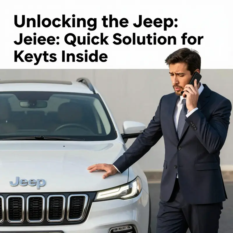 Having a spare key within reach can simplify the process of unlocking your Jeep Cherokee.