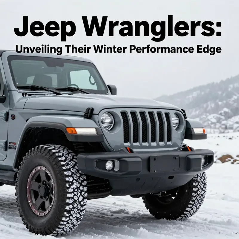 The Jeep Wrangler Snow Trace, engineered for unmatched winter performance.