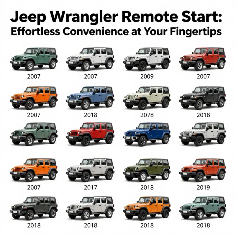 Enjoy the advantages of remote start technology for your Jeep Wrangler.