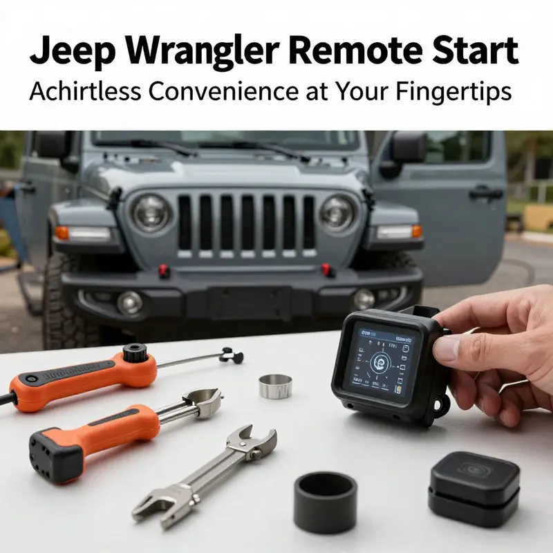 Enjoy the advantages of remote start technology for your Jeep Wrangler.