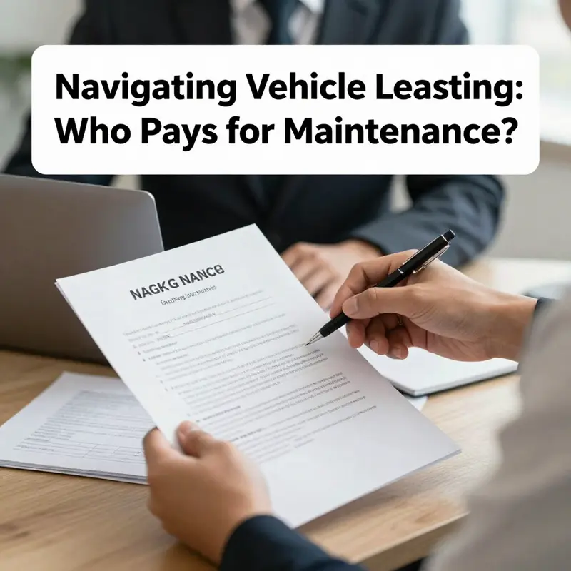 Mechanics ensuring a leased vehicle is maintained according to the lessor’s responsibilities.