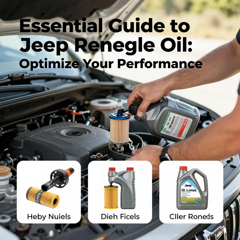 Understanding oil viscosity and its importance for your Jeep Renegade’s performance.
