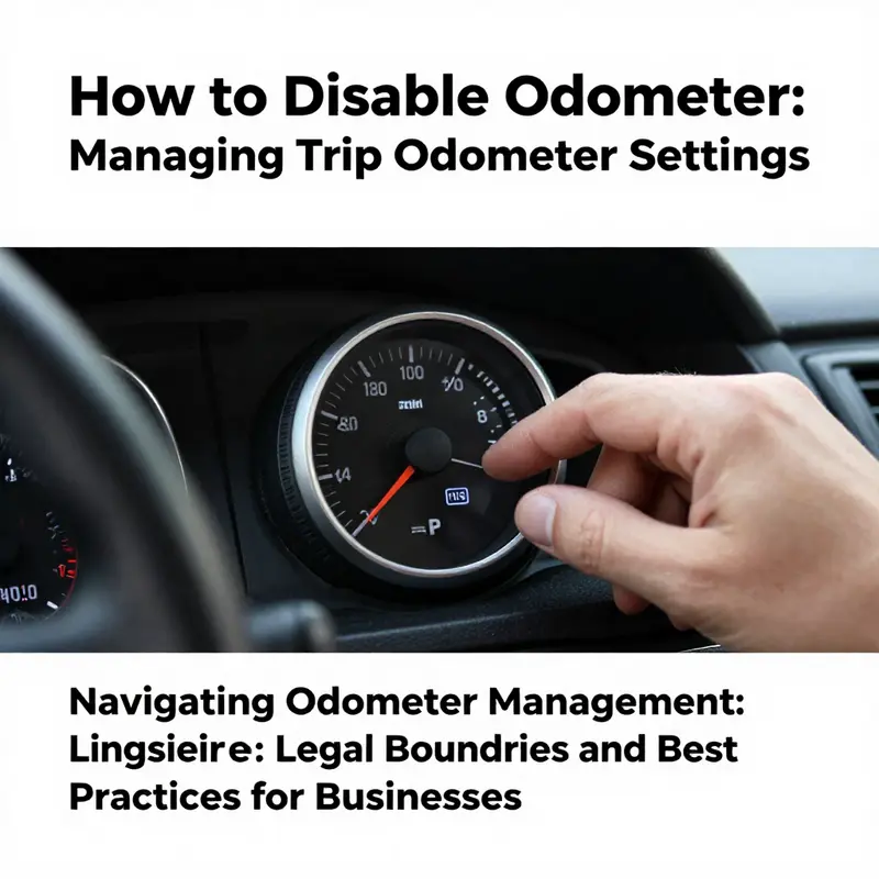 The legalities surrounding odometer management depicted through a legal document against a vehicle’s dashboard.