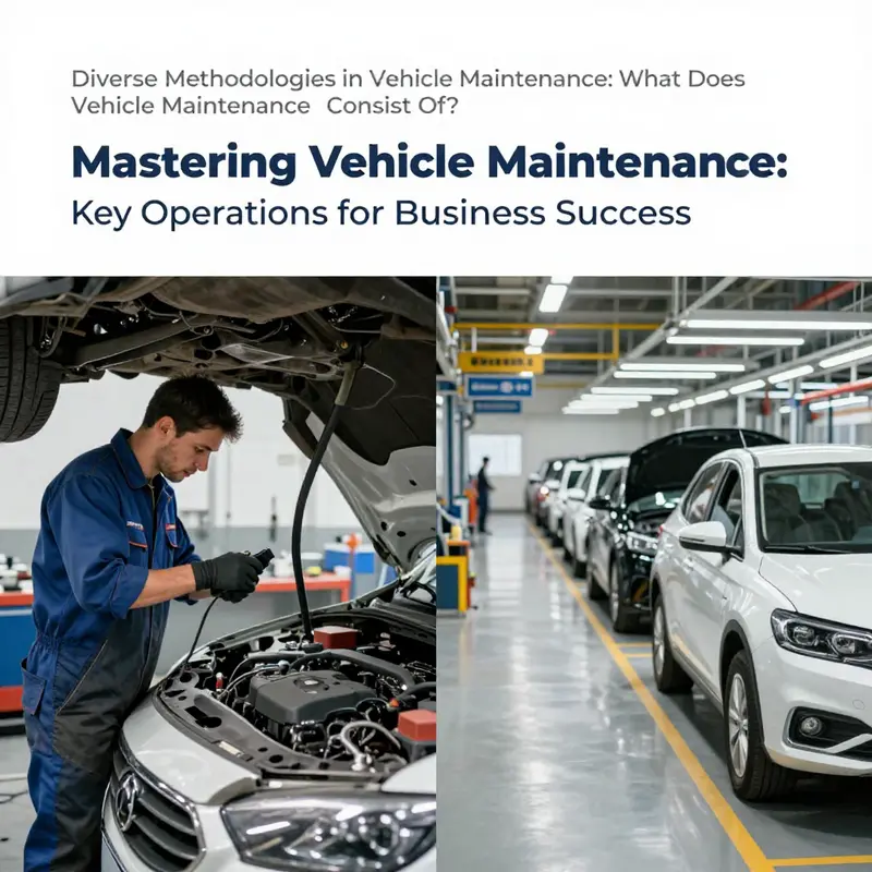 A mechanic executes essential maintenance tasks including cleaning and inspection.