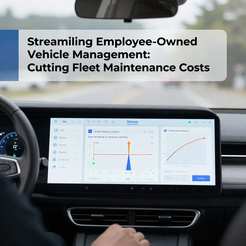 Leveraging software to schedule preventive maintenance for employee-owned vehicles.