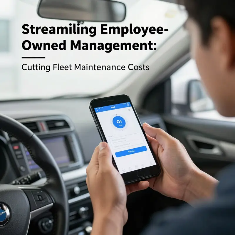 Leveraging software to schedule preventive maintenance for employee-owned vehicles.