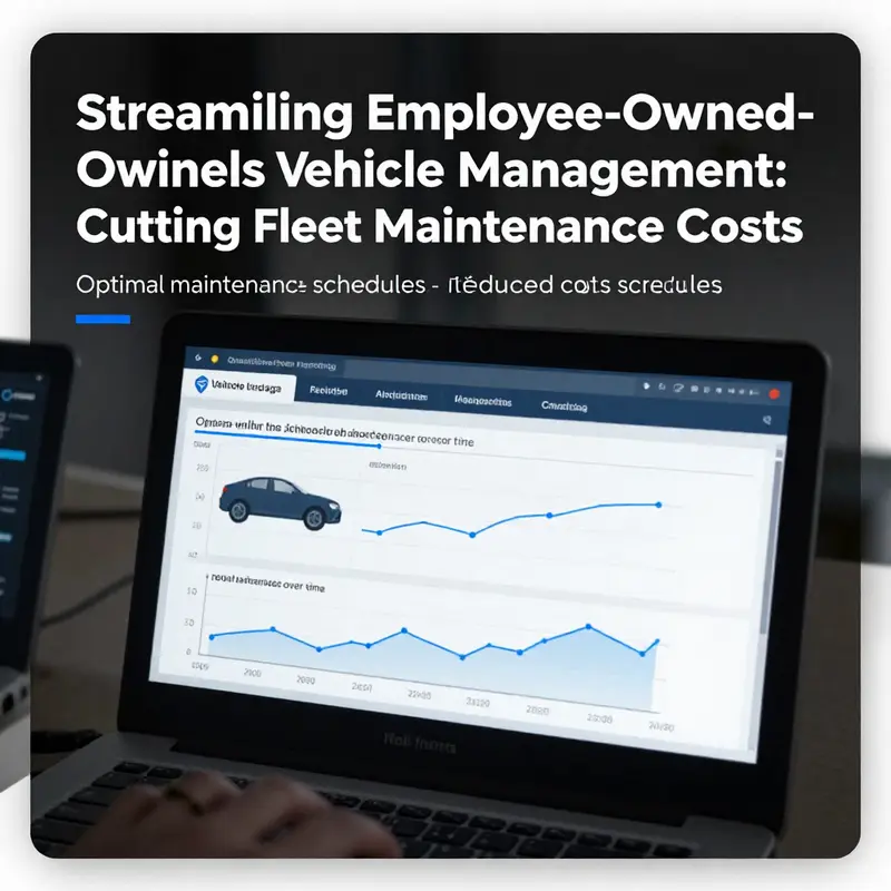 Leveraging software to schedule preventive maintenance for employee-owned vehicles.