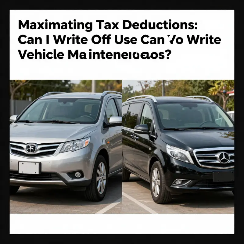 A business owner assessing vehicle maintenance records for potential tax deductions.