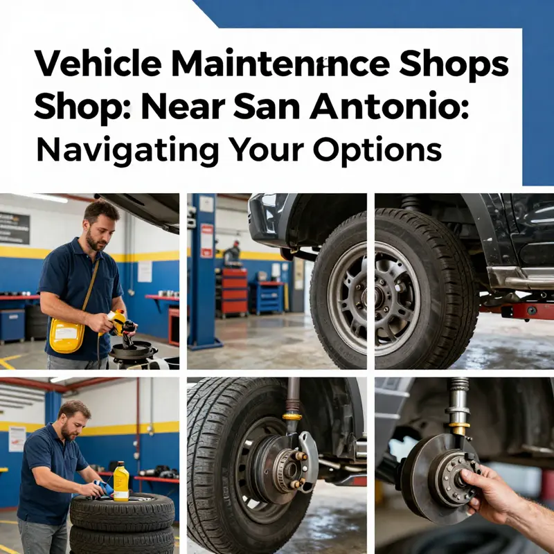 Overview of a well-established vehicle maintenance shop in San Antonio, showcasing its activity and atmosphere.