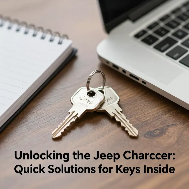 Having a spare key within reach can simplify the process of unlocking your Jeep Cherokee.