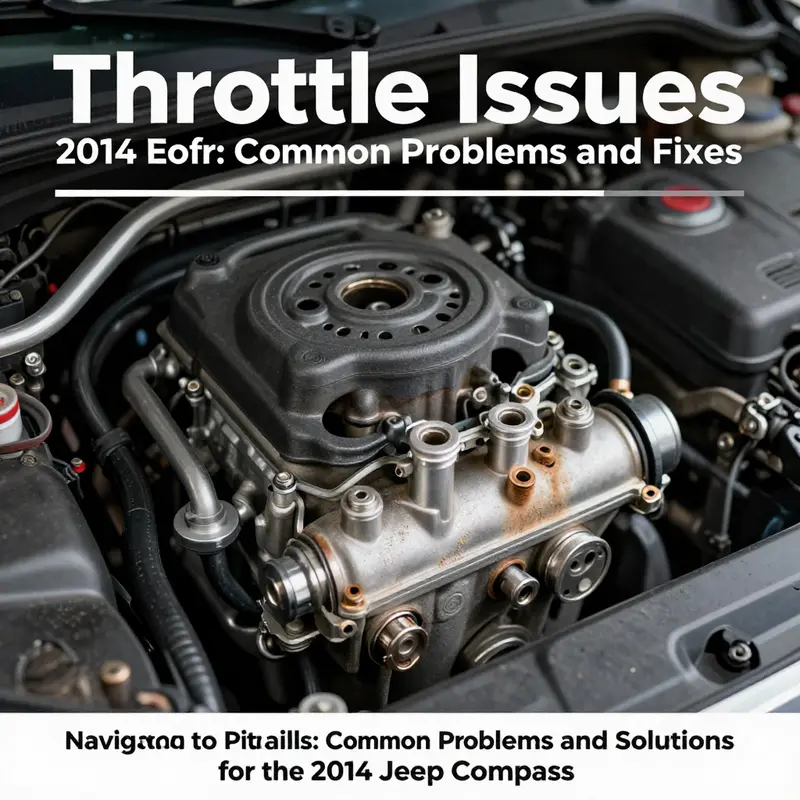 A detailed look at the throttle body of the Jeep Compass, highlighting issues arising from dirt buildup.