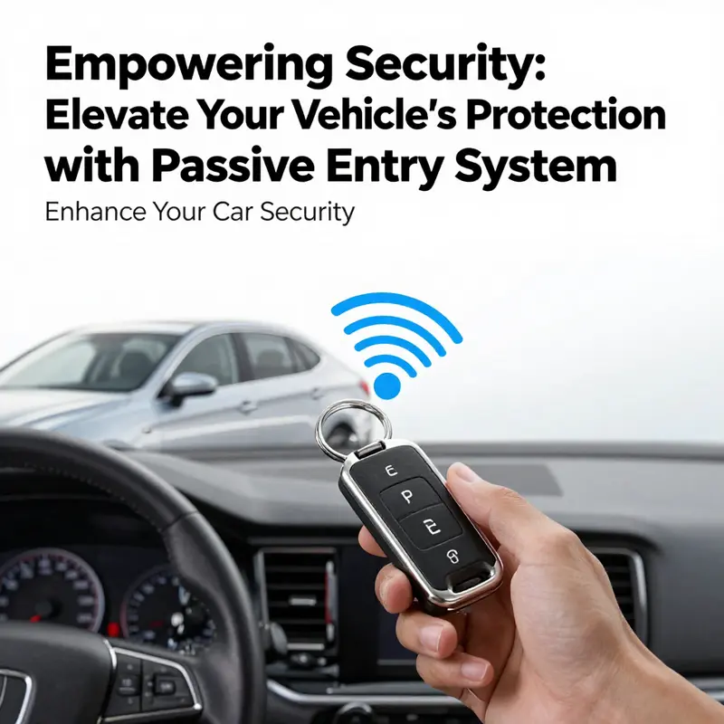 Illustration depicting the mechanics behind service passive entry systems, explaining their operation for enhanced vehicle security.