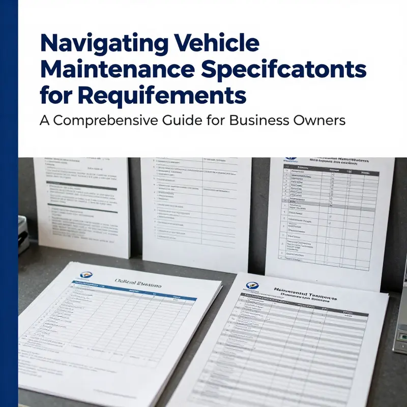 A business owner carefully reviewing the Road Transport Vehicle Technical Management Regulations for vehicle maintenance compliance.