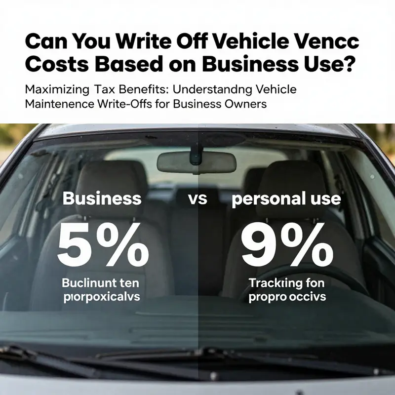 Understanding the importance of vehicle maintenance deductions for business owners.