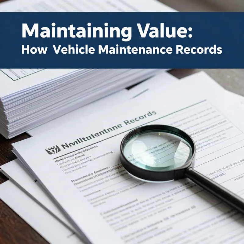 Correlation between documented maintenance records and resale value.