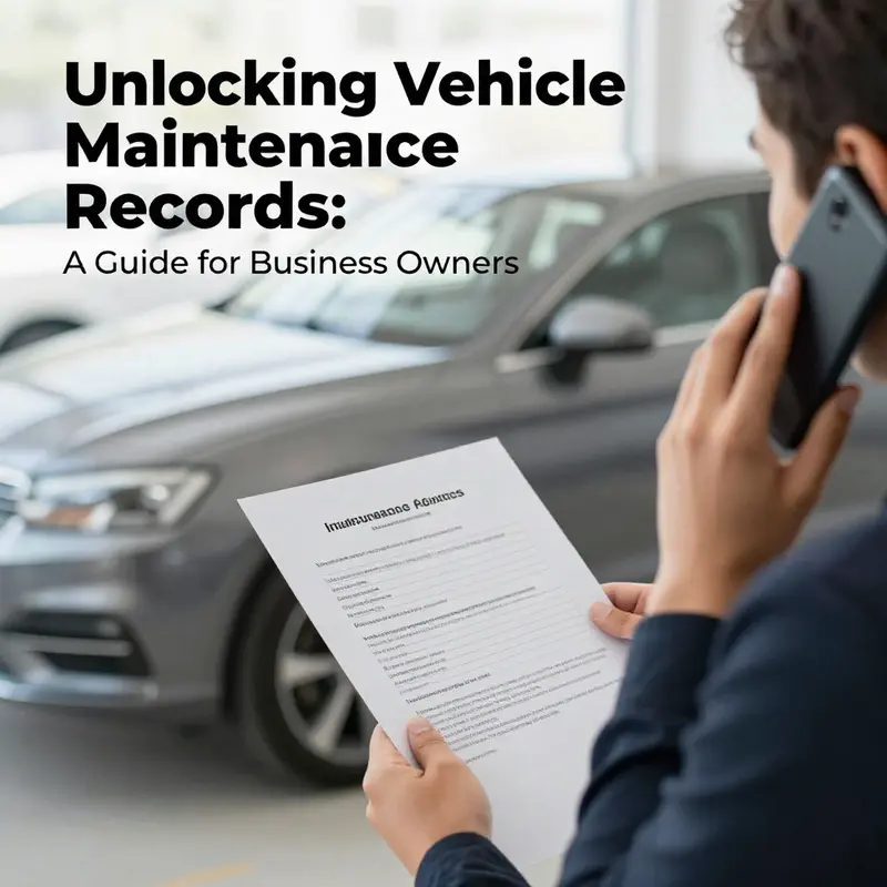Accessing vehicle maintenance records via trusted third-party platforms.