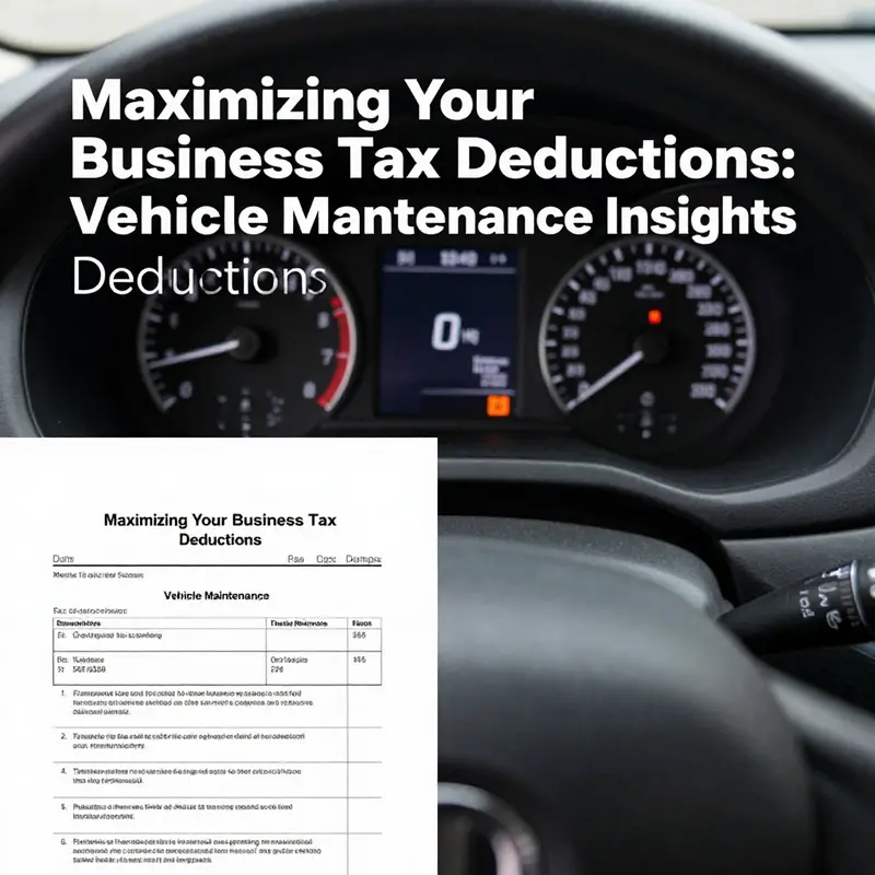 Mechanic performing maintenance, illustrating the connection to deductible vehicle expenses.