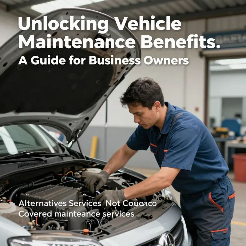 Overview of vehicle maintenance offerings within auto insurance.
