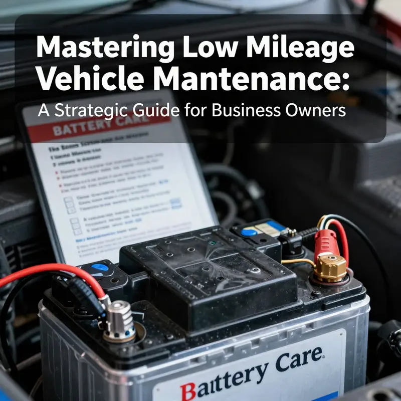 A mechanic ensuring the optimal performance of a low mileage vehicle through timely oil change.