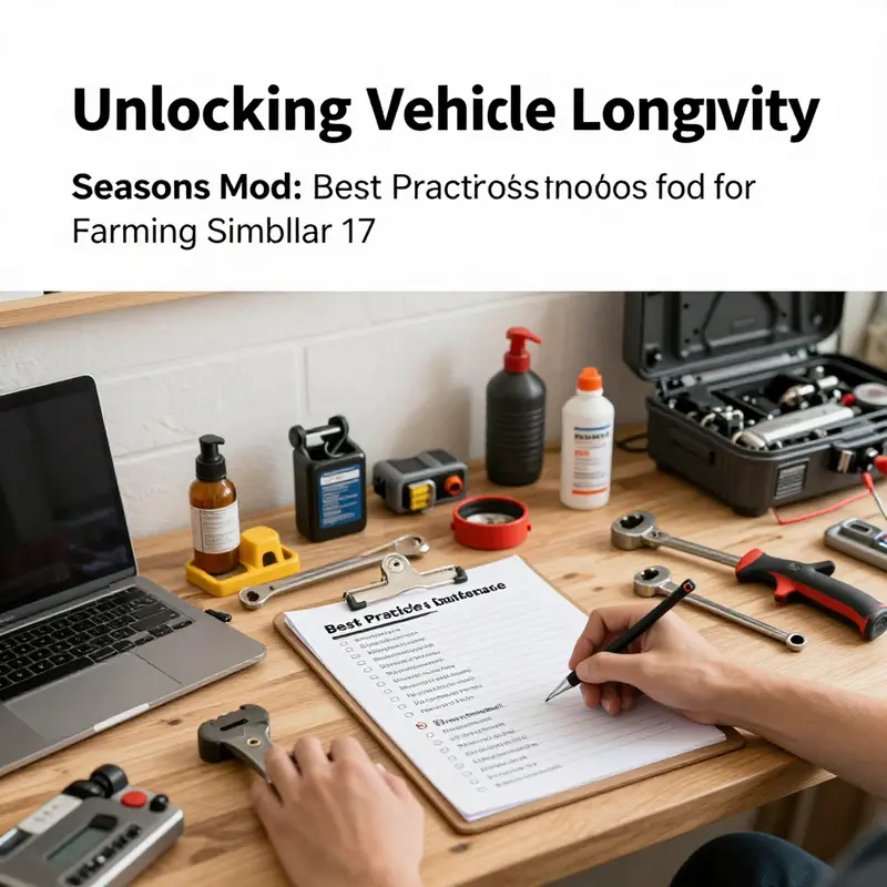 Installation process for the Vehicle Longevity in Seasons Mod on Farming Simulator 17.