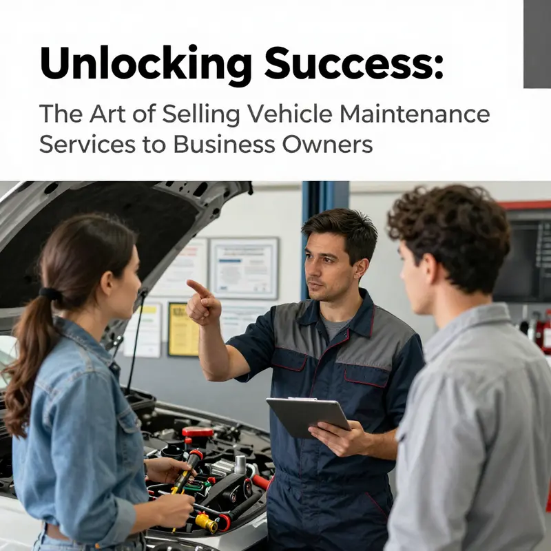 A meaningful exchange between a business owner and service advisor, focusing on tailored maintenance solutions.