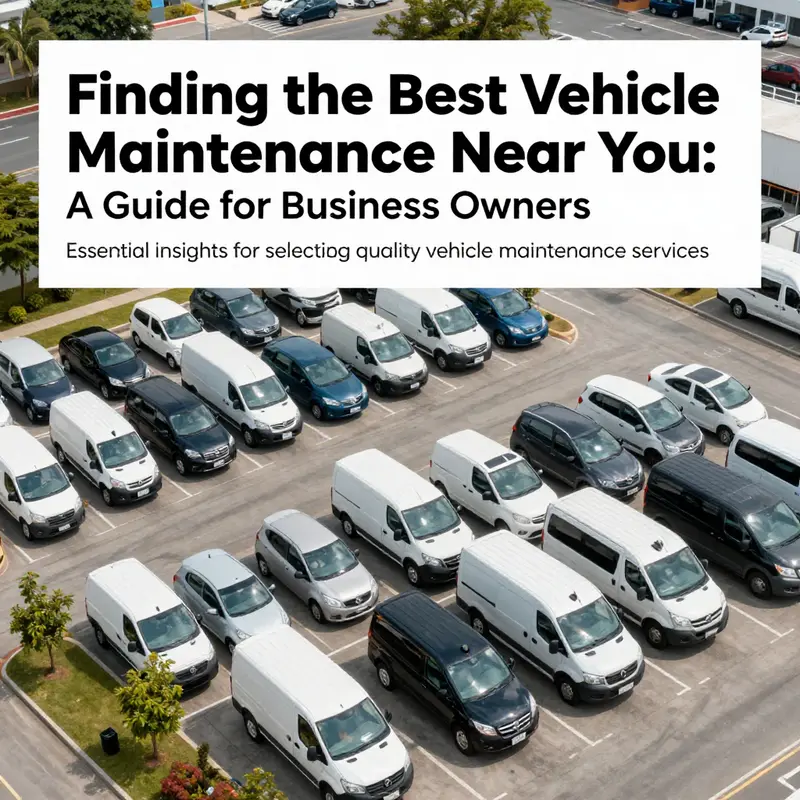 An overhead view of a well-organized fleet of commercial vehicles parked efficiently.