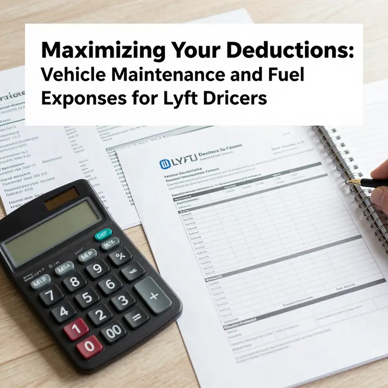 A Lyft driver refuels their vehicle, highlighting the importance of fuel expenses in ride-sharing.