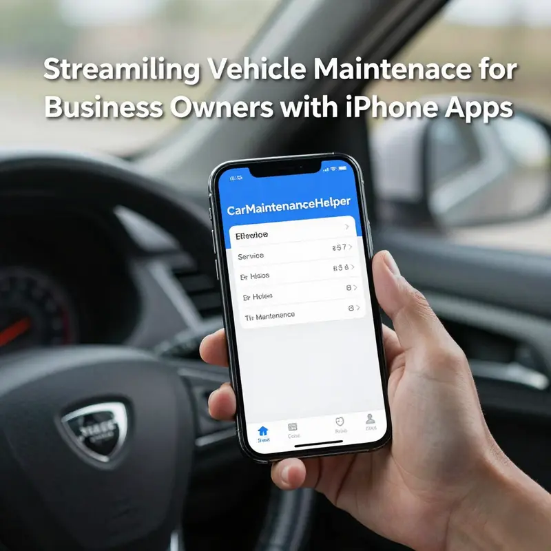 The intuitive interface of VMT Pro showcasing vehicle maintenance tracking features.