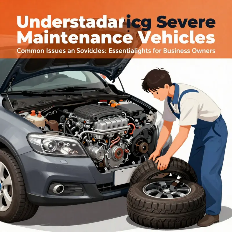 Mechanic assessing a vehicle for severe maintenance issues.